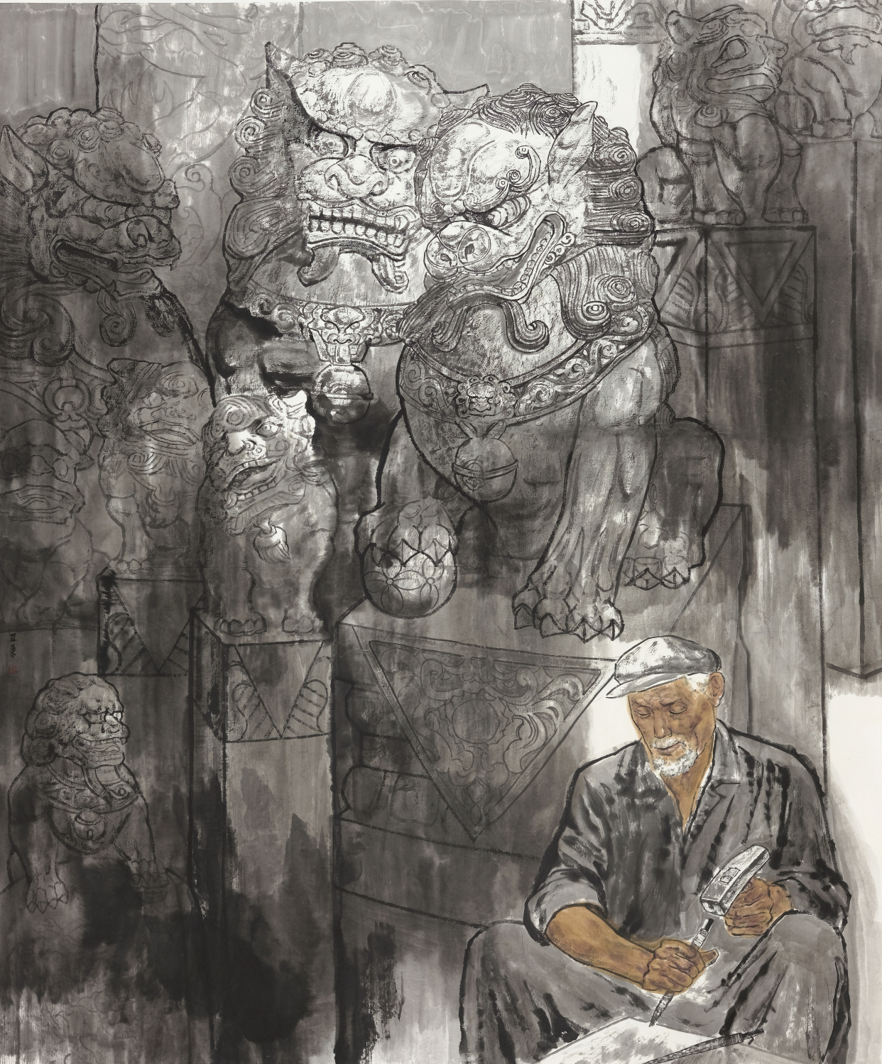 80后实力派人物画画家——刘亚东