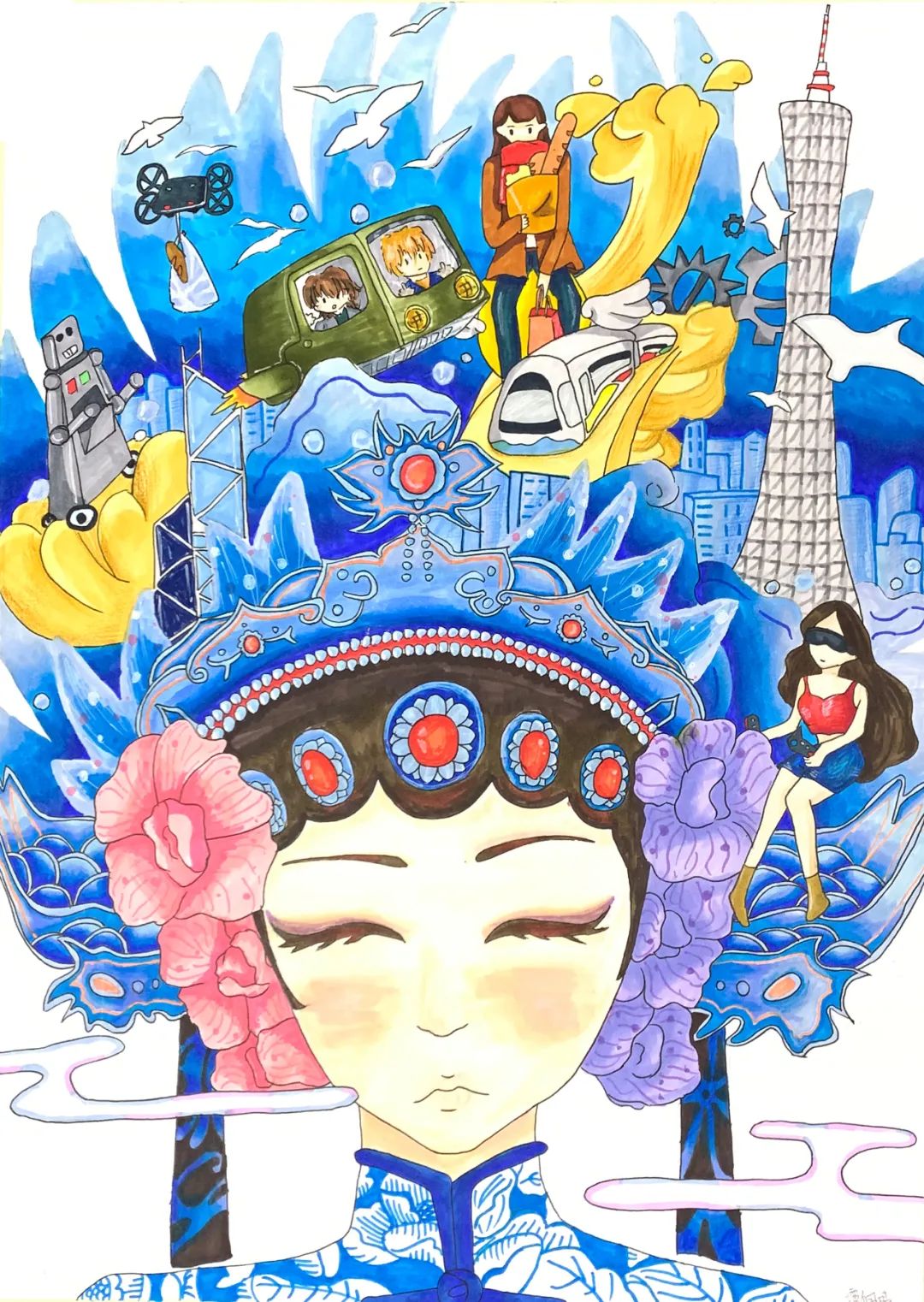 "笔墨绘小康"第四届"十香园杯"少儿书画大赛作品展览预告