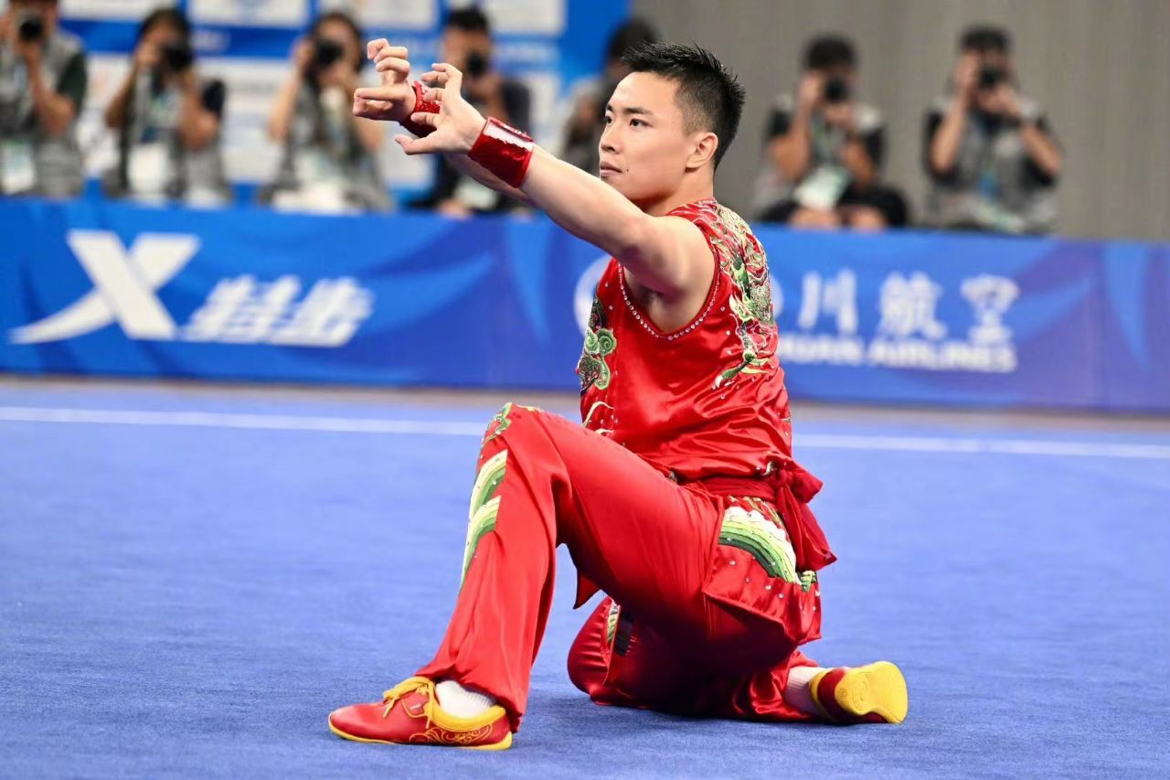 首金诞生!中国选手曹茂园夺得男子南拳冠军