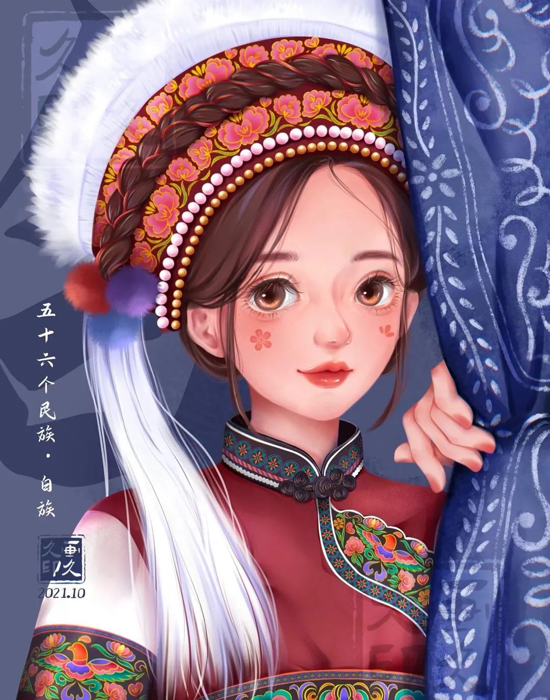 古典民族风小众头像