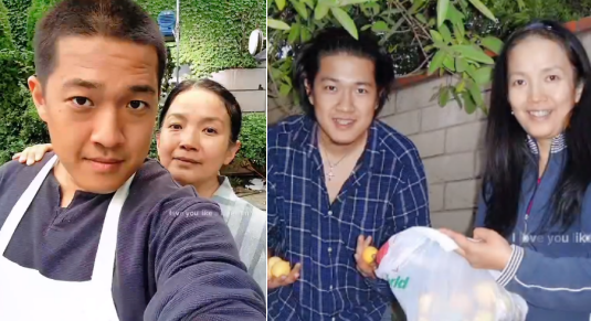 吕丽萍61岁全家福曝出!三婚的老公孙海英出镜,胡须拉碴满脸笑容