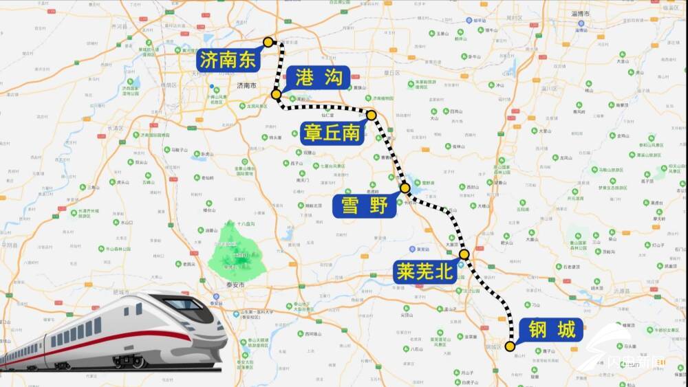 济莱高铁线路图图片