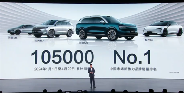 4个月卖出超10万台 余承东：华为鸿蒙智行站稳2024年销量新势力第一