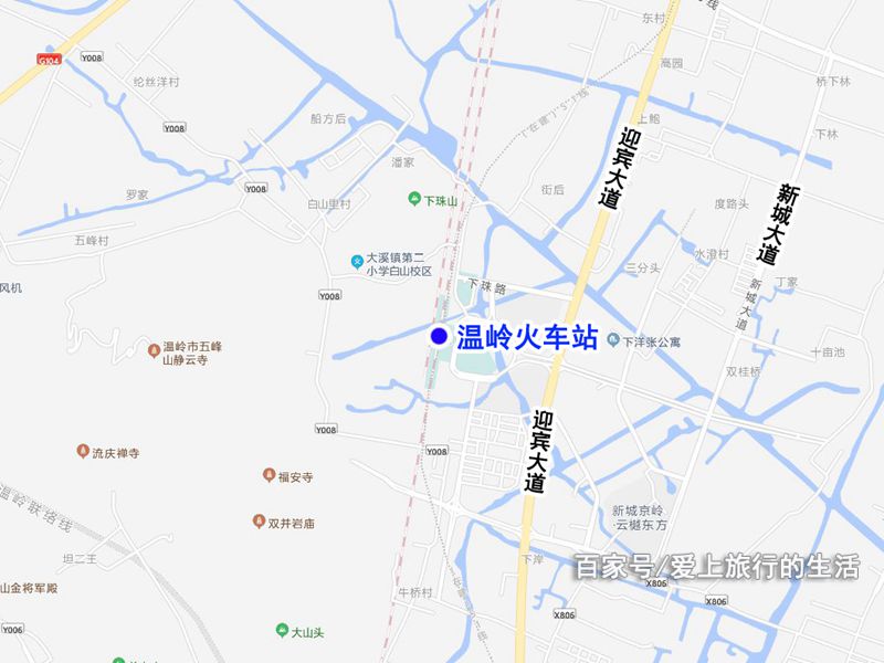 台州市域铁路,温岭s1轻轨,15个站点最详细位置分布图