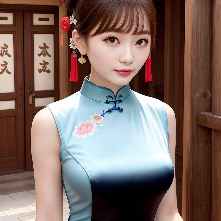 中国旗袍高贵而优雅