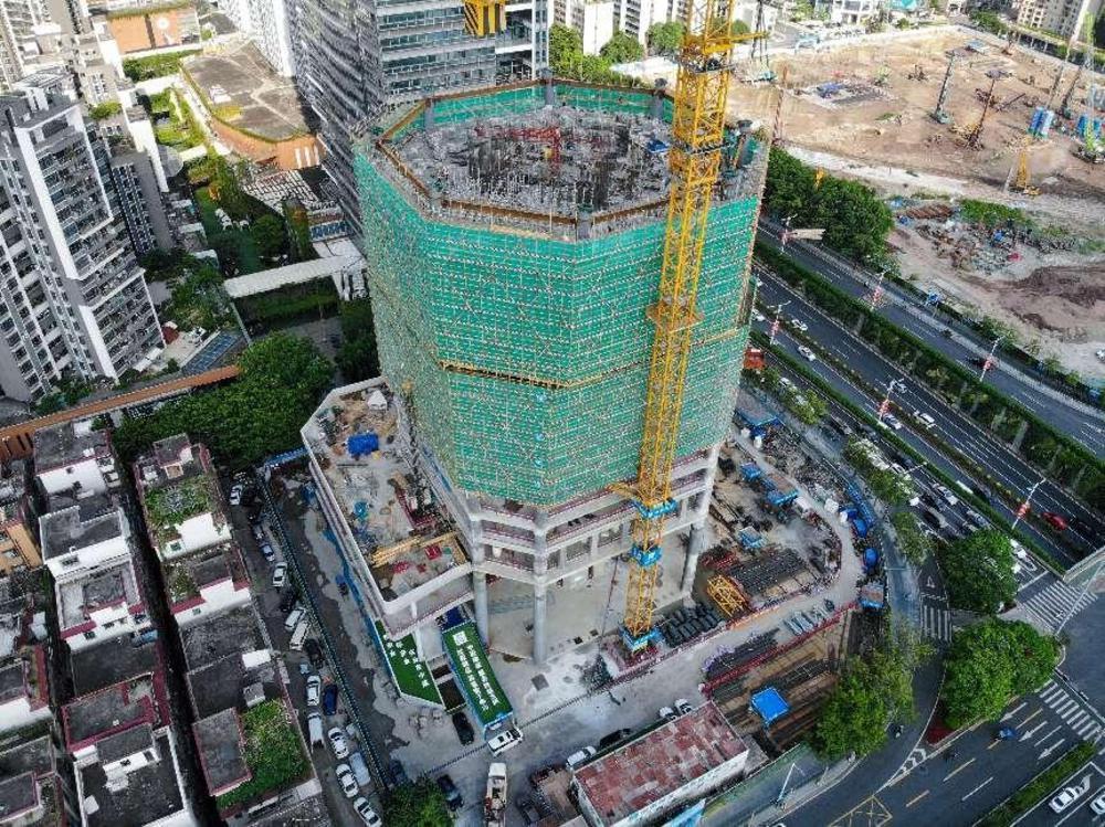 佛山新超高建筑城发大厦年底可封顶