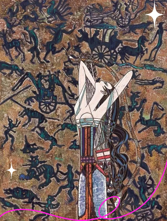 现代重彩画大师丁绍光的艺术世界探秘