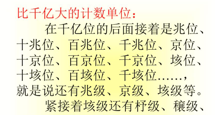 比千亿大的计数单位