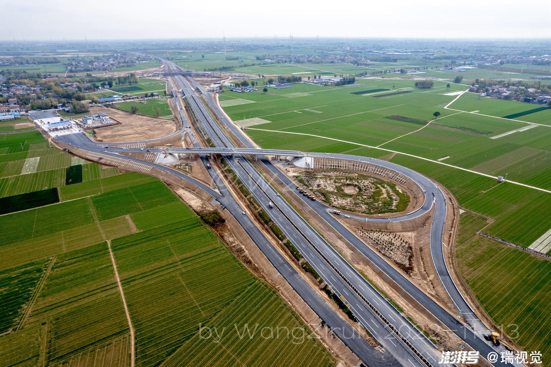 航拍濮卫高速"老店"