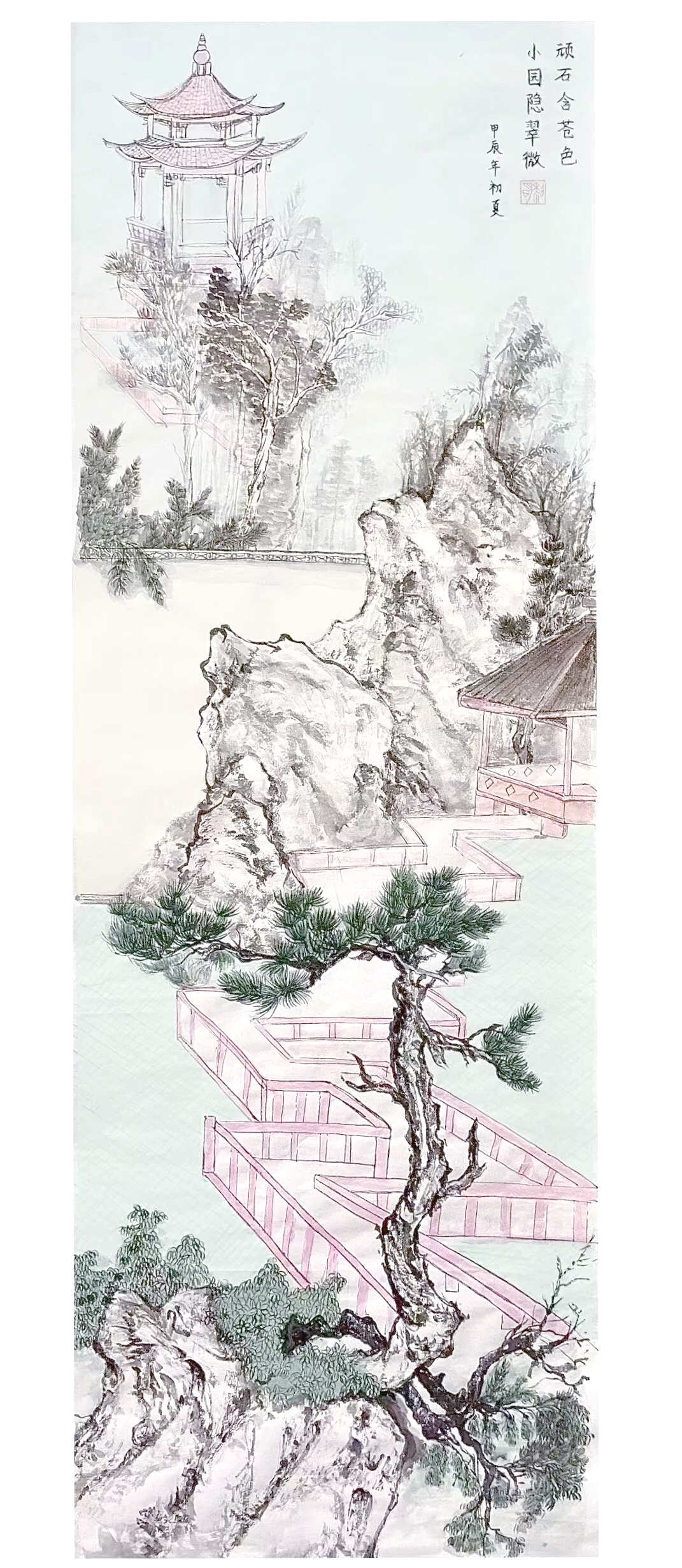 西华校园的诗意画境与美术系学生的作品风采