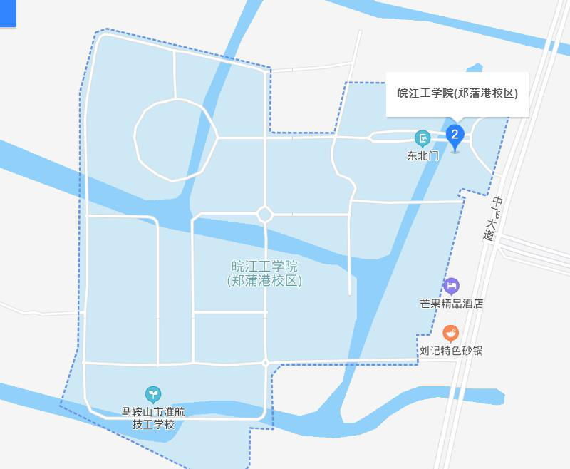 皖江工学院地图图片