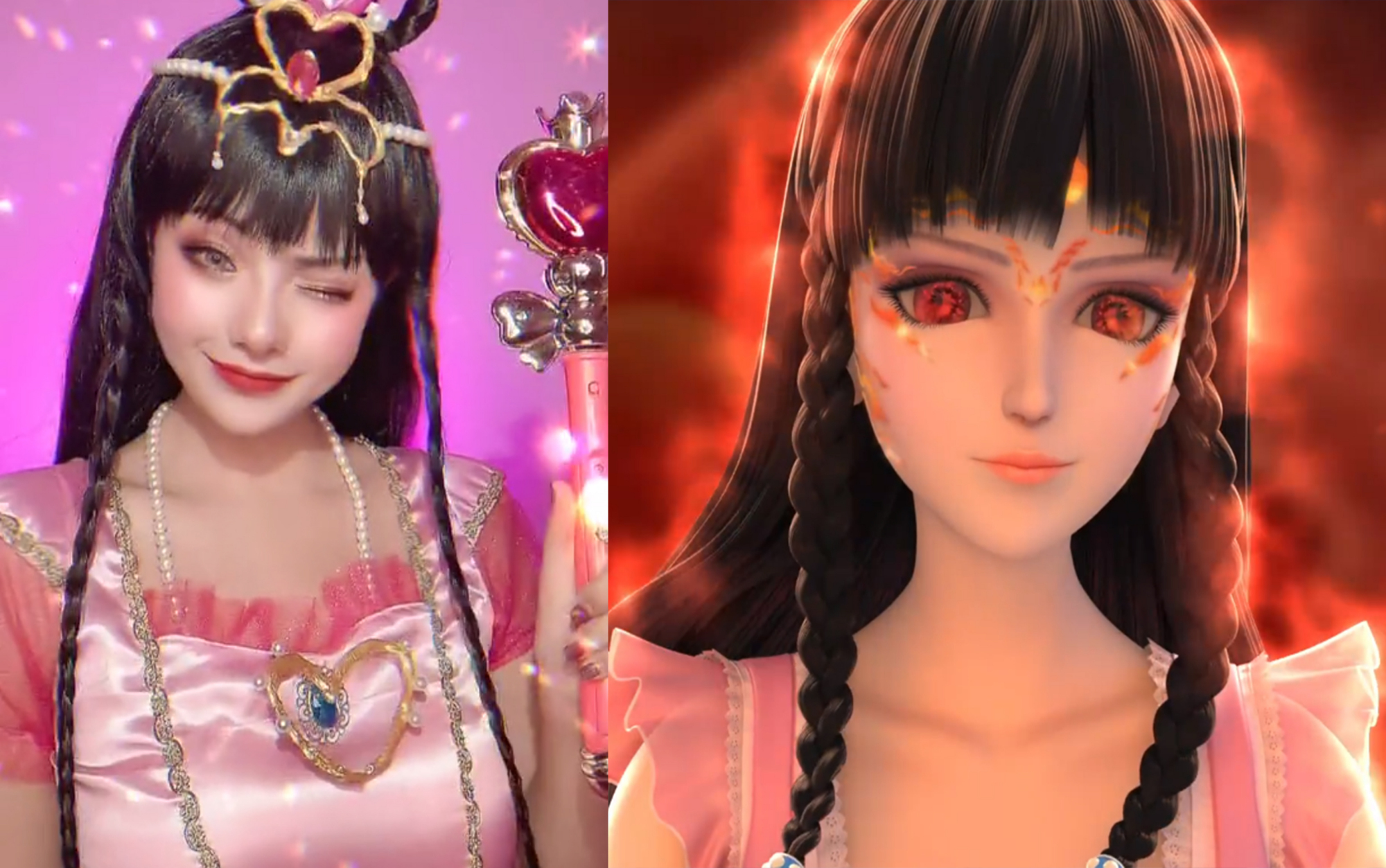 叶罗丽:冰公主的仿妆来了,罗丽与王默成姐妹花,真人亮相可还行