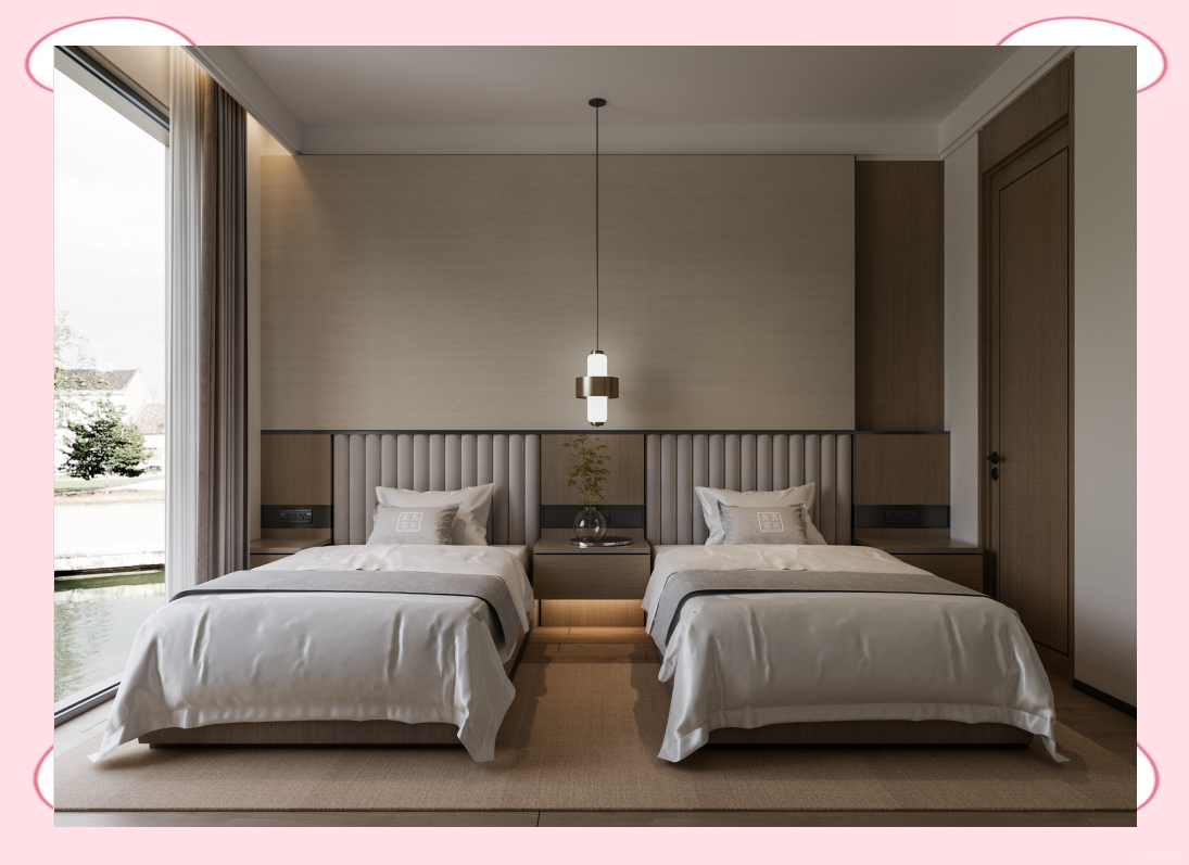 如何巧妙布置双床卧室,实现空间最大化?