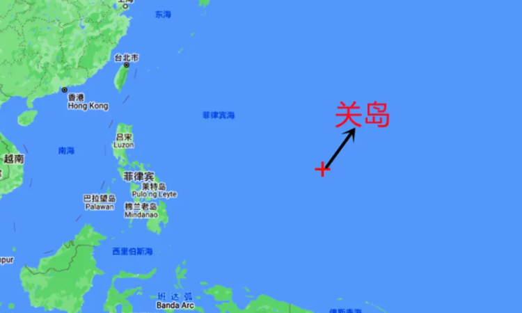 日本关岛地图位置图片