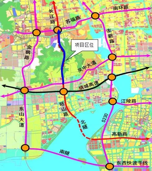 苏州长江路南延工程——七子山隧道是全国最长的城市山体隧道