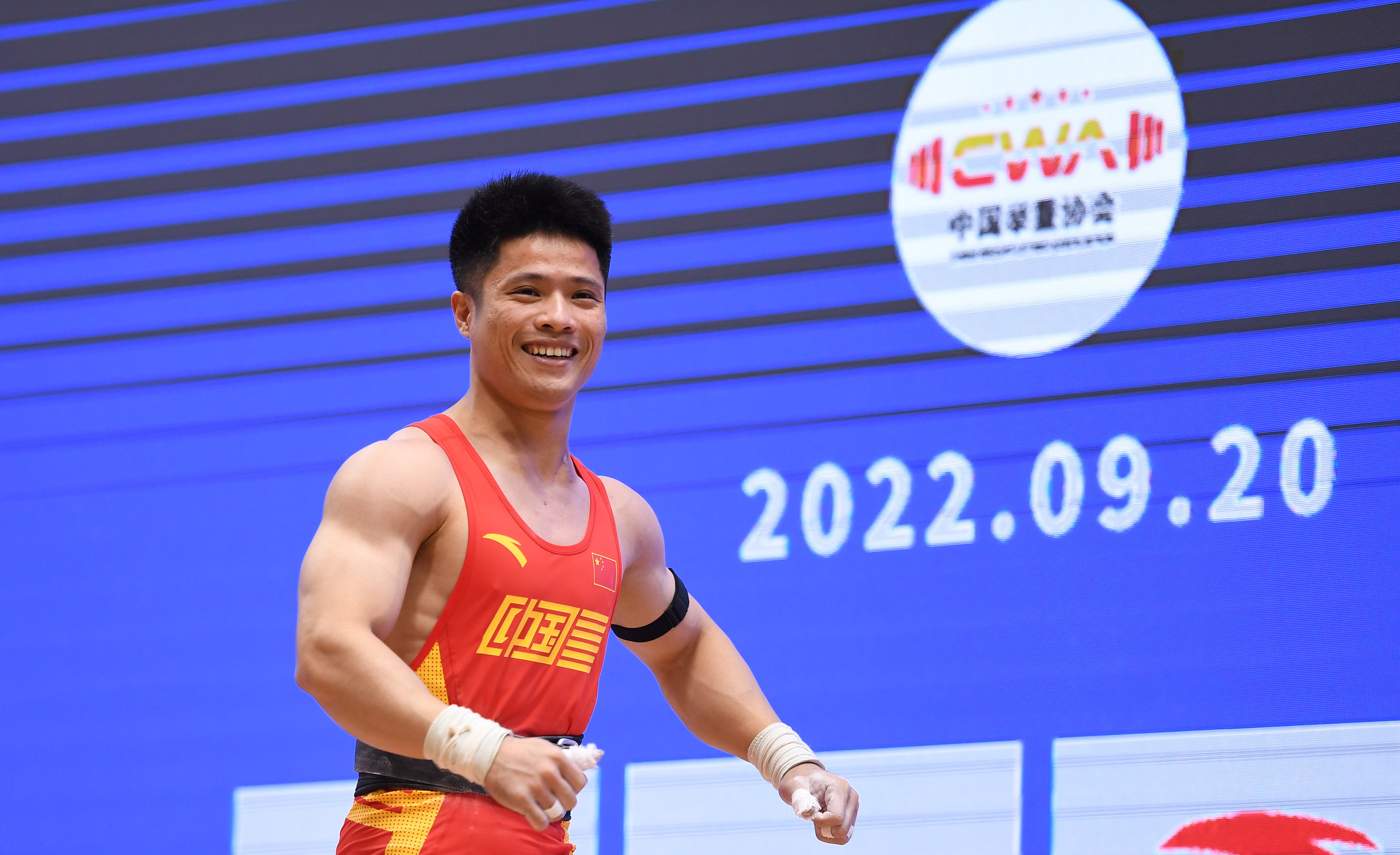 举重——国家队世锦赛第二次选拔赛举行(2)