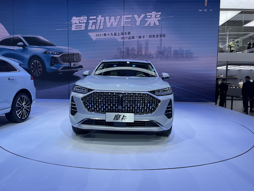 2021上海车展:wey摩卡suv预售17.98万起