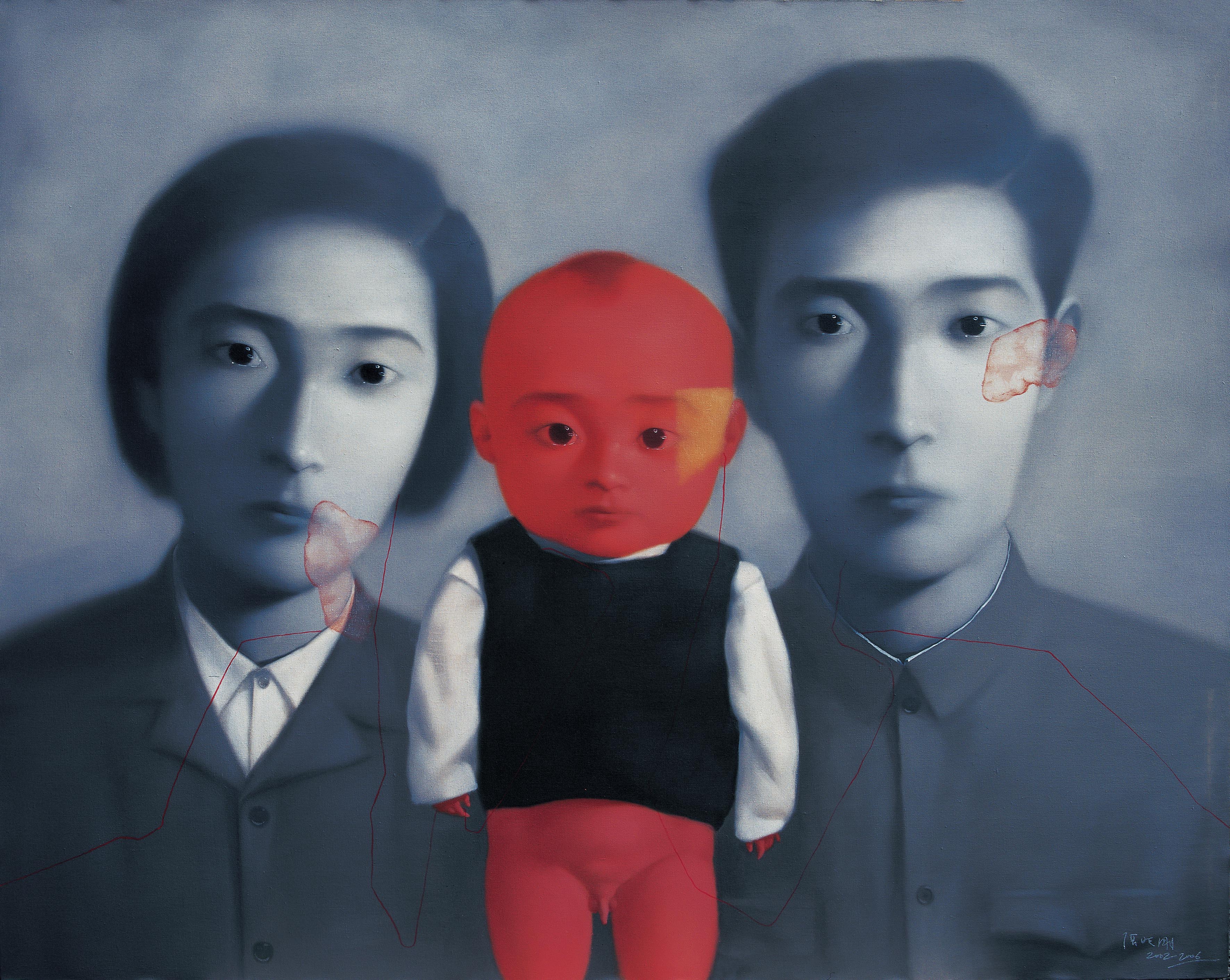 张晓刚昆明个展"隐语之书"开幕