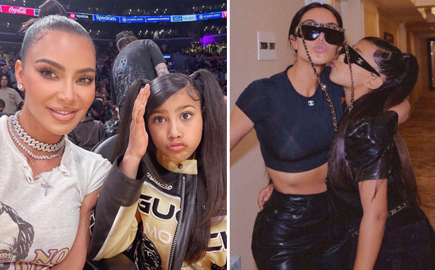 小西北10岁生日!金卡戴珊办睡衣趴,几乎请了全班女生,太有面