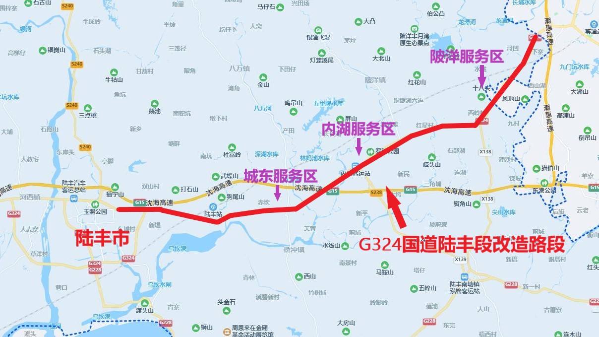 324国道全程线路图图片