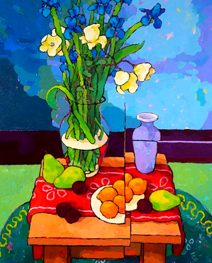 众多另类色彩静物,感受不透明媒介的独特魅力