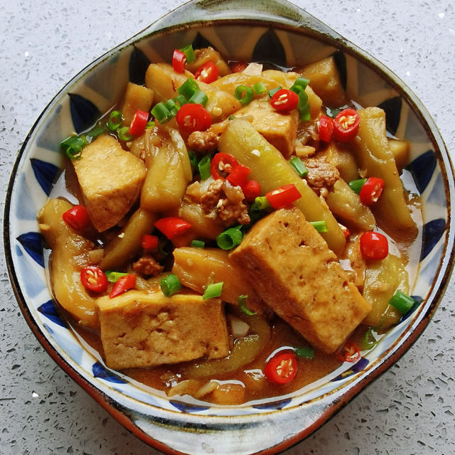 豆腐茄子煲,软嫩鲜,香,辣,超级下饭不油腻