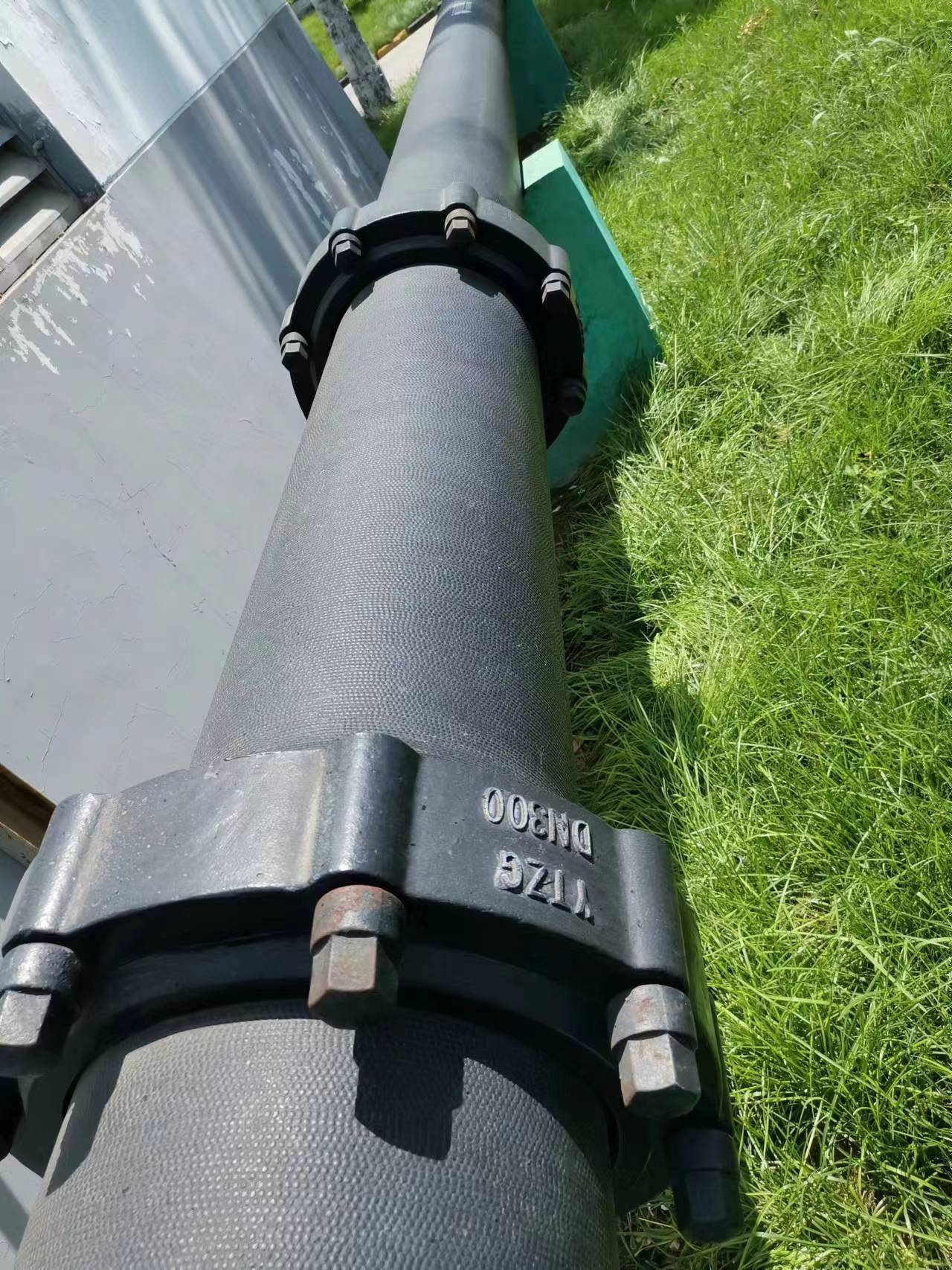 自锚式球墨铸铁管机械胶圈接口图