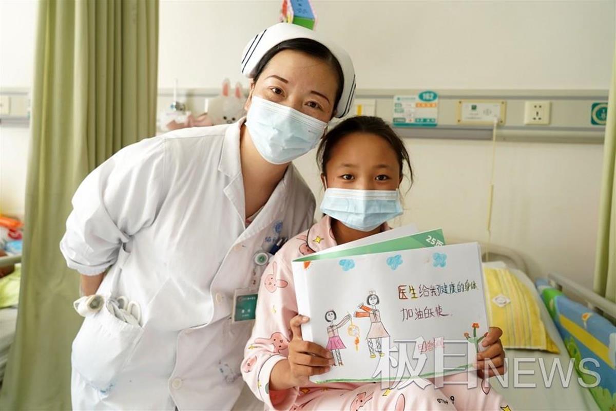 西藏8名患儿在汉免费补心,小女孩出院前立志:长大了也要当医生