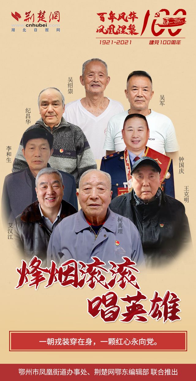 建党百年|人物海报:烽烟滚滚唱英雄