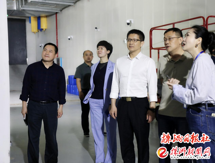 蒋湘晖调研中国移动(湖南株洲)数据中心