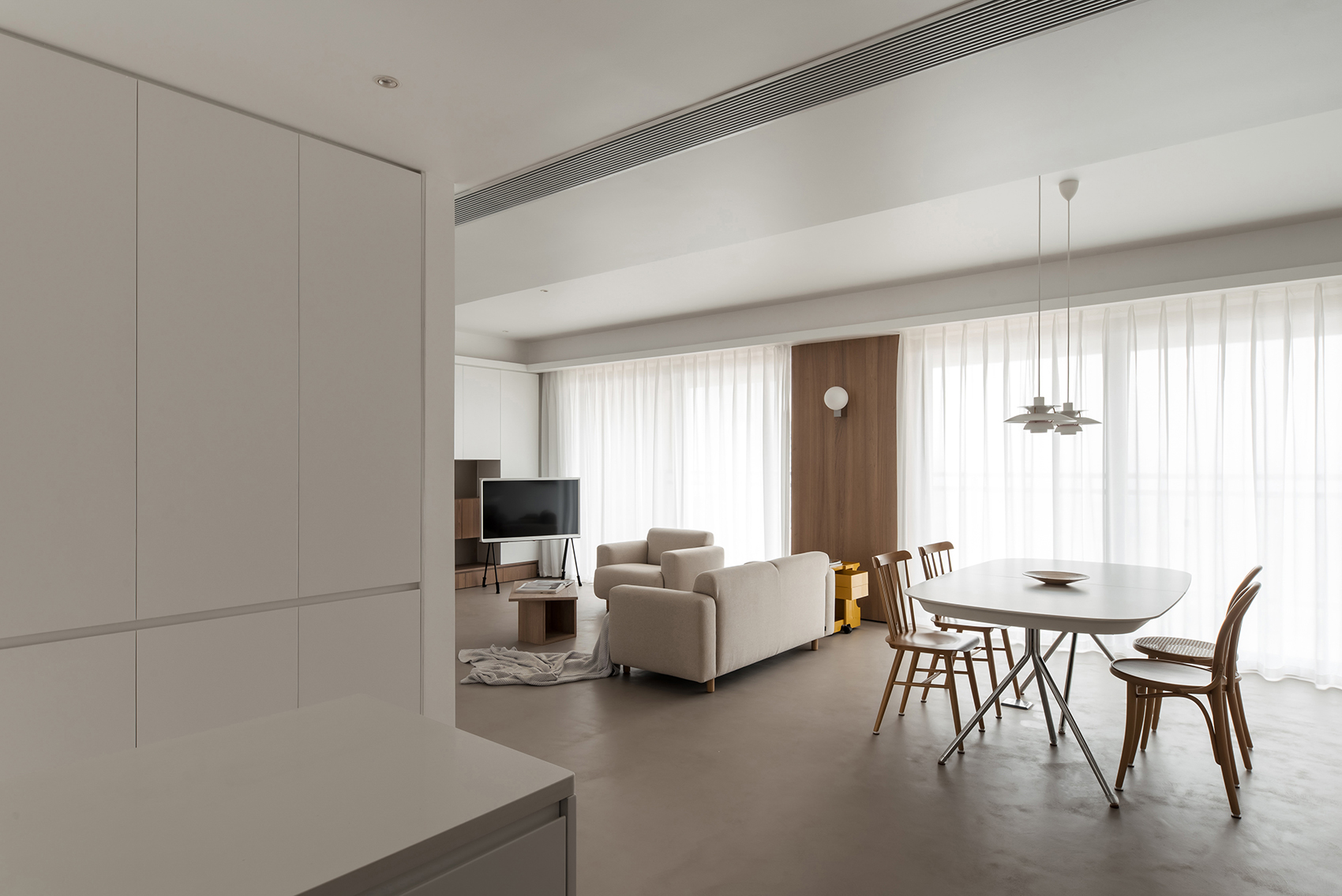 成都160㎡现代极简之家,空间设计敞亮,收纳性更强