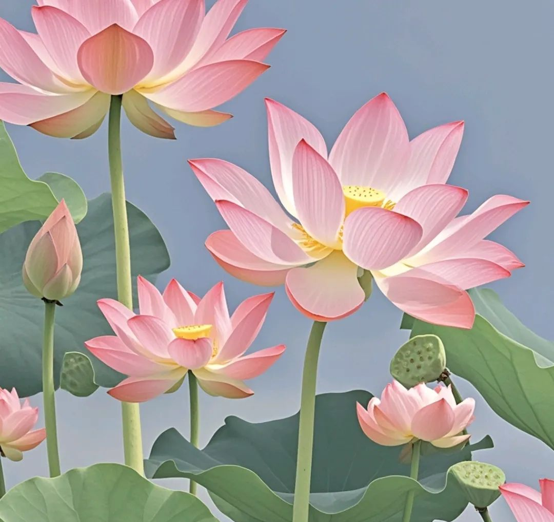 寓意吉祥的荷花图片,适合追求简约与纯净的微信头像选择