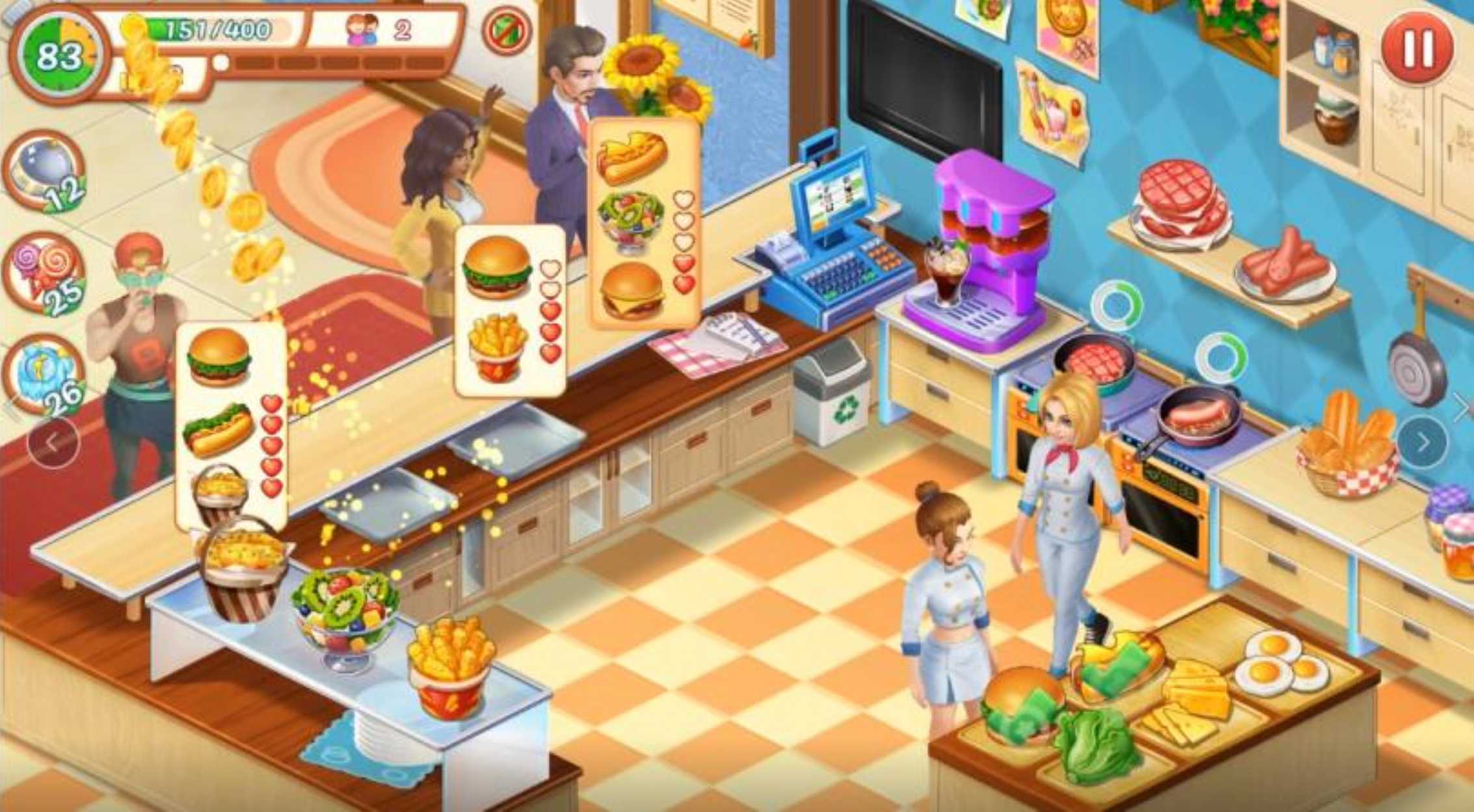 早期项目|「东蝉远游」开发模拟餐厅经营类手游the cooking show,切入