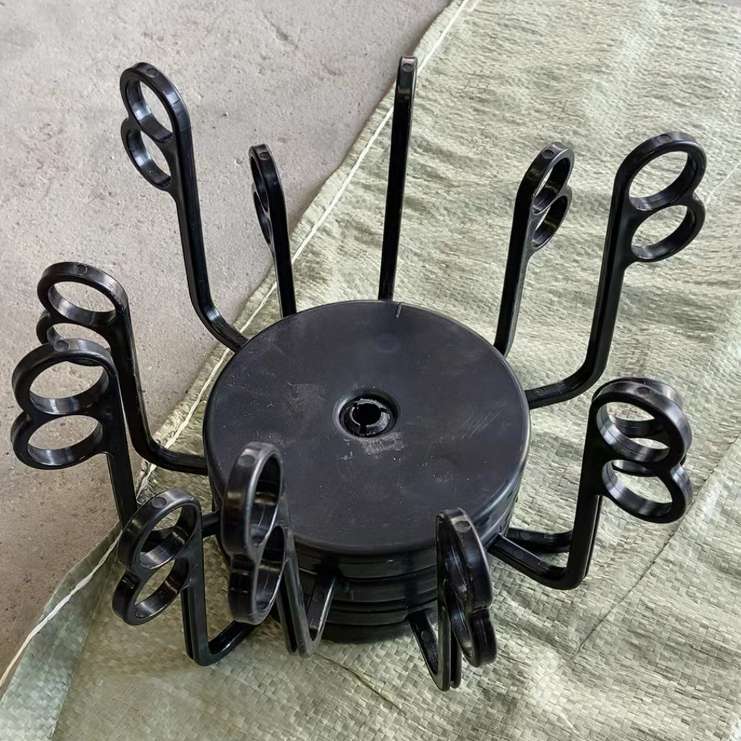 塑料增氧盘 塑料微孔曝气盘架子