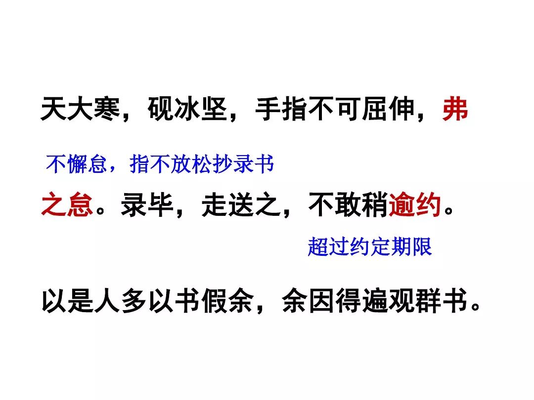 真没想到（送东阳马生序朗读）九下语文书人教版送东阳马生序注释 第9张