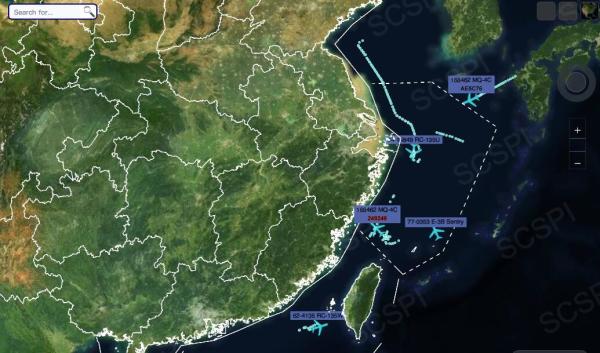 解放軍亮出大動作後,美機兵分四路闖黃海東海南海,中方有言在先