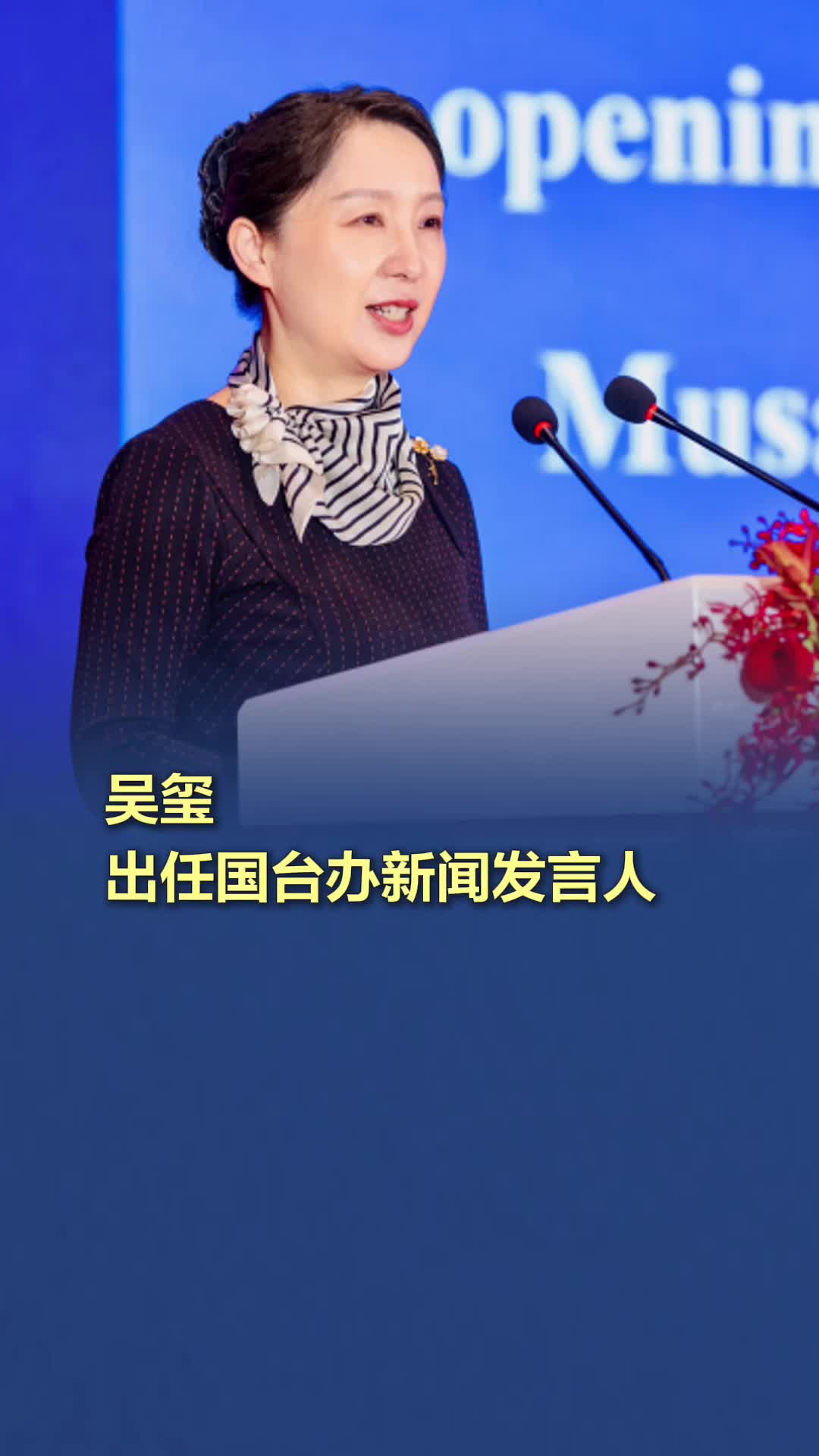 吴玺,出任国台办新闻发言人