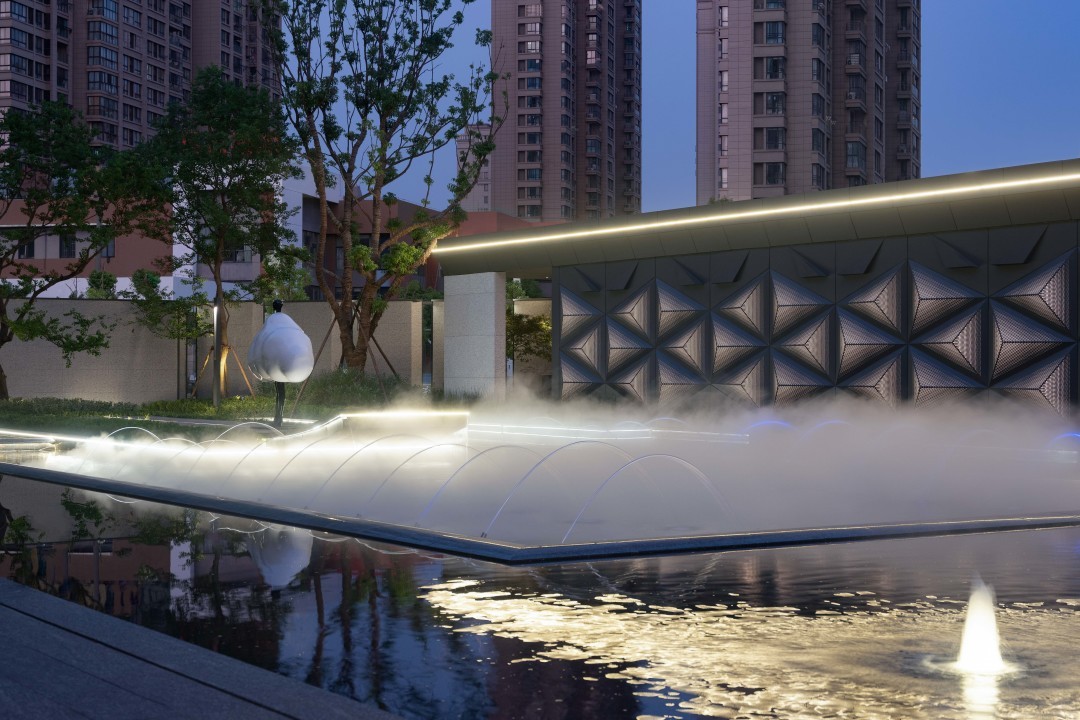 庭前落花穿迴廊,流觴曲水賞月章——马鞍山伟星玖樾台