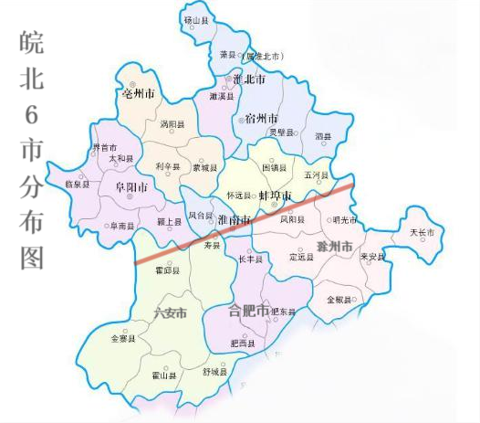 安徽亳州地理位置地图图片