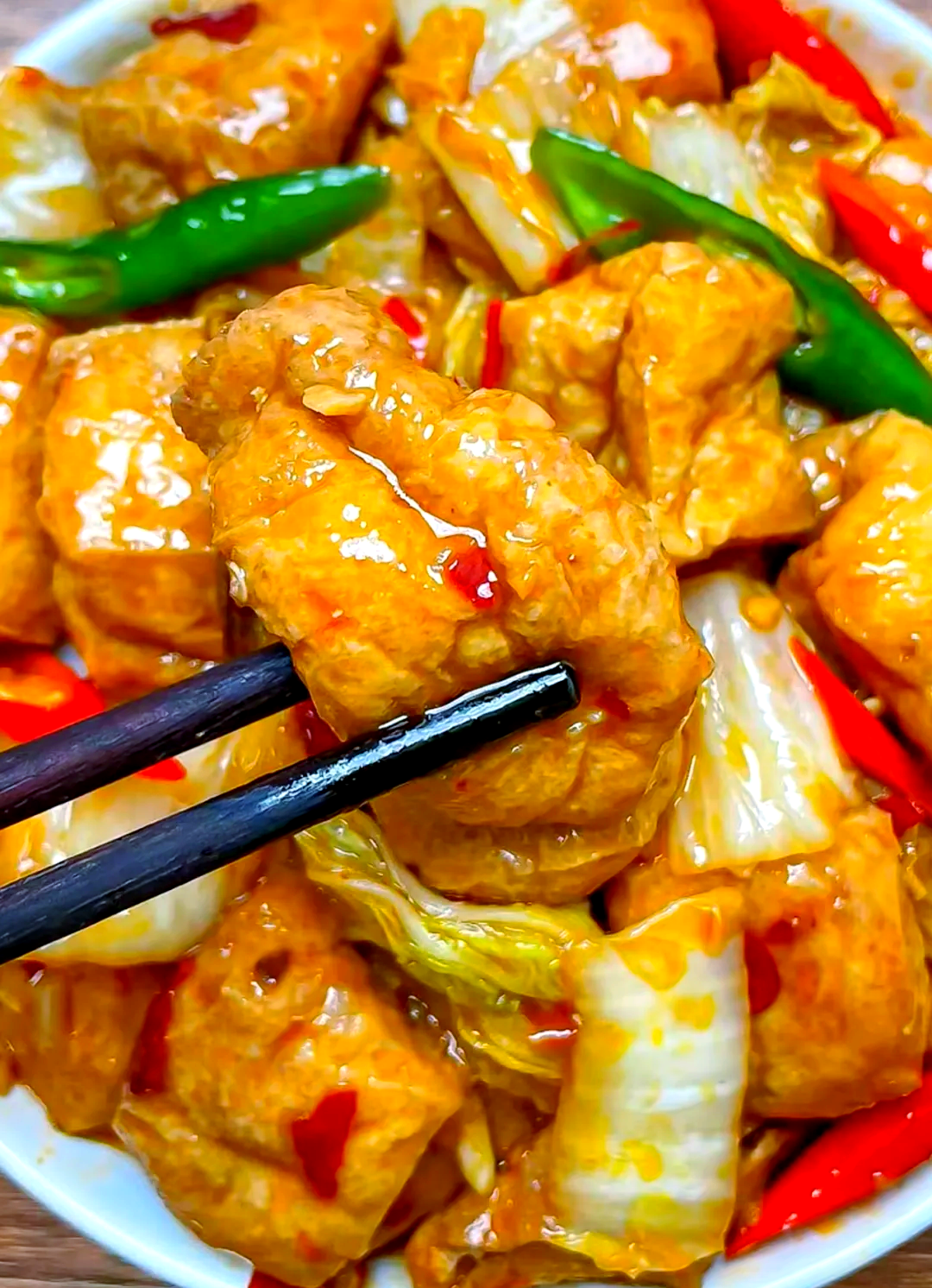 油豆泡:火锅与麻辣烫的绝配,吸汤汁爆汁,美味至极!