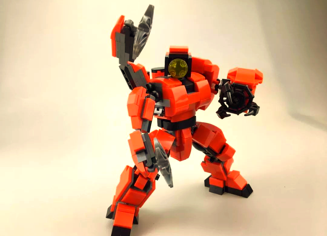 环太平洋1系列,赤红风暴机甲,动力moc作品