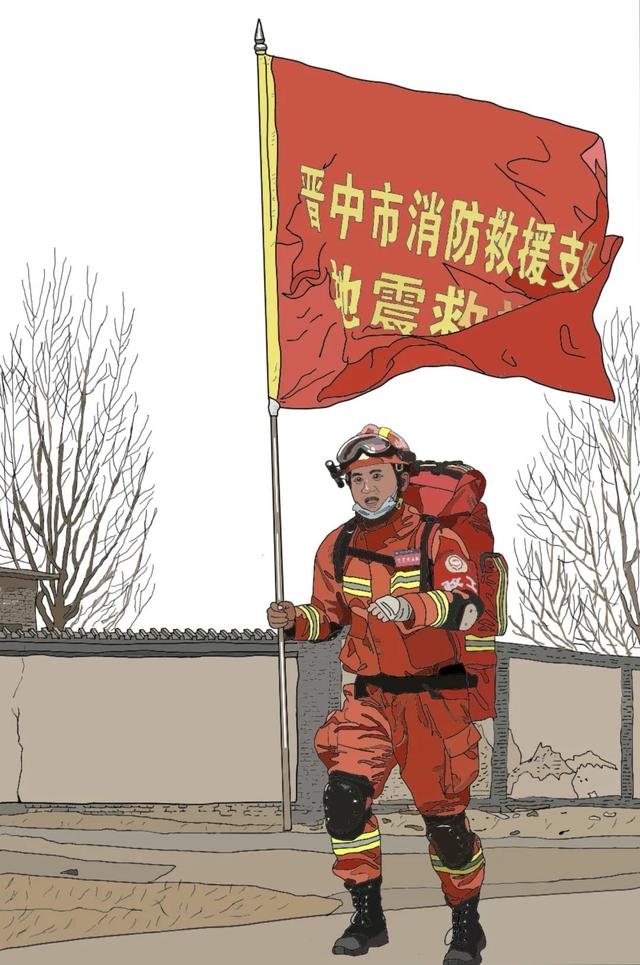 "特别"的消防员手绘"日记"