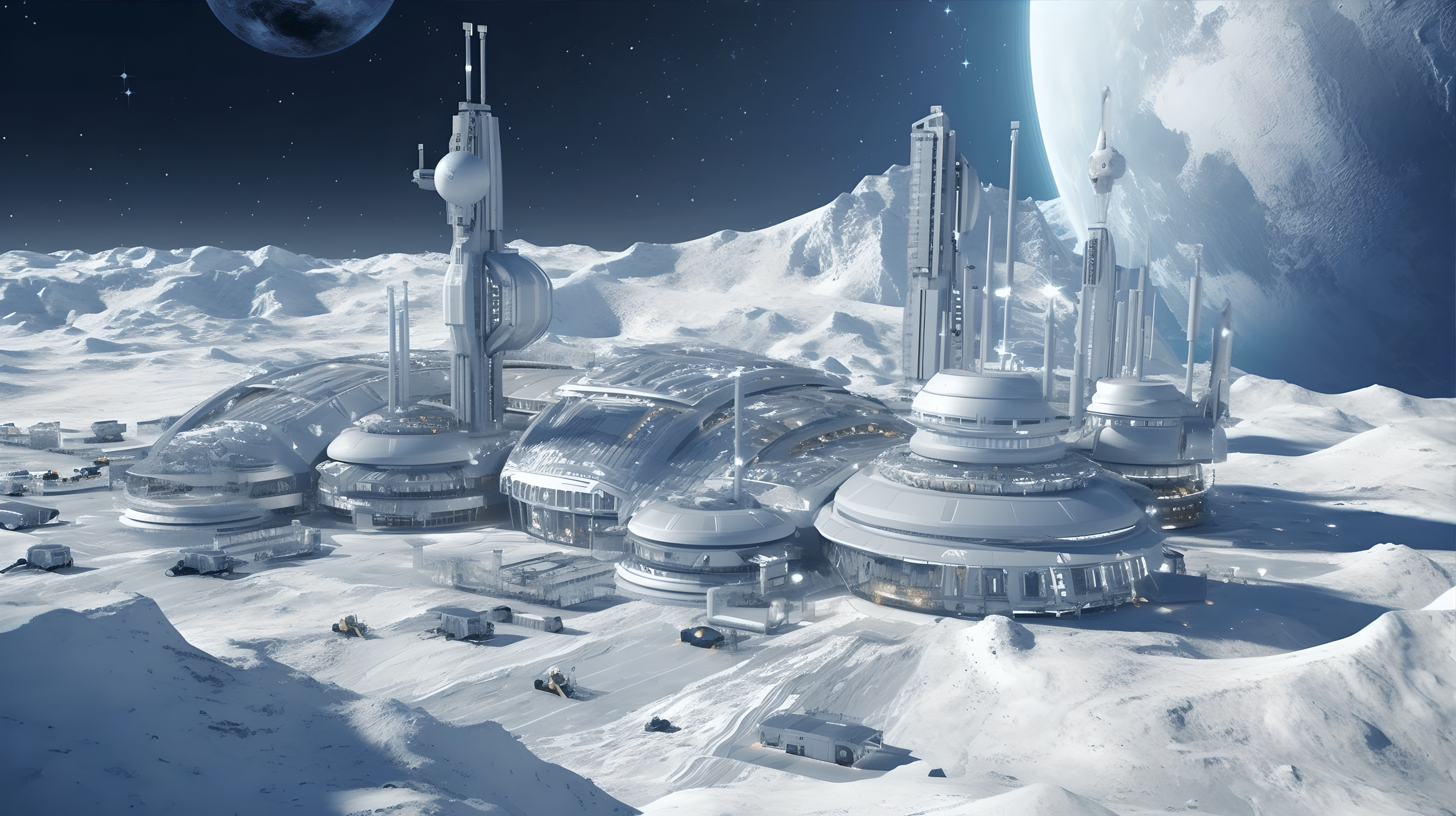 2030年中国将实现载人登月,ai绘画展示未来中国科技!