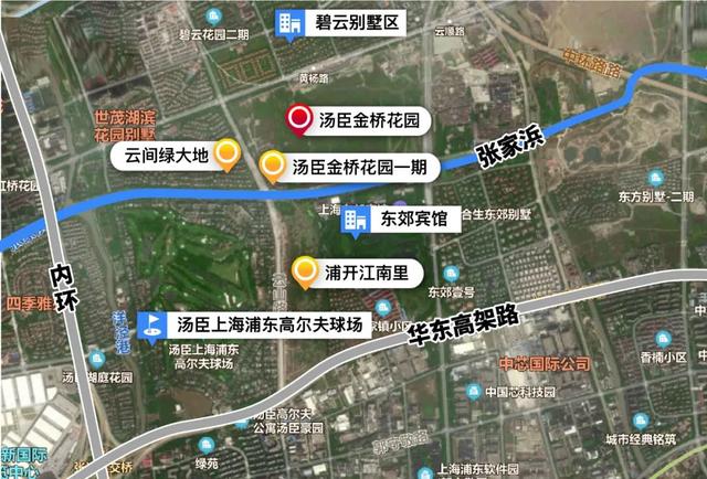 浦东中环「张家浜楔形绿地」5大新盘最新规划方案公示来了丨