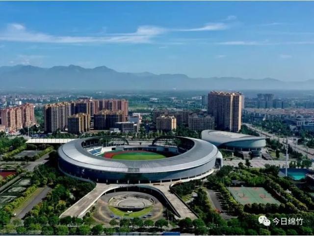 寻找最美的体育建筑系列之-四川绵竹体育中心