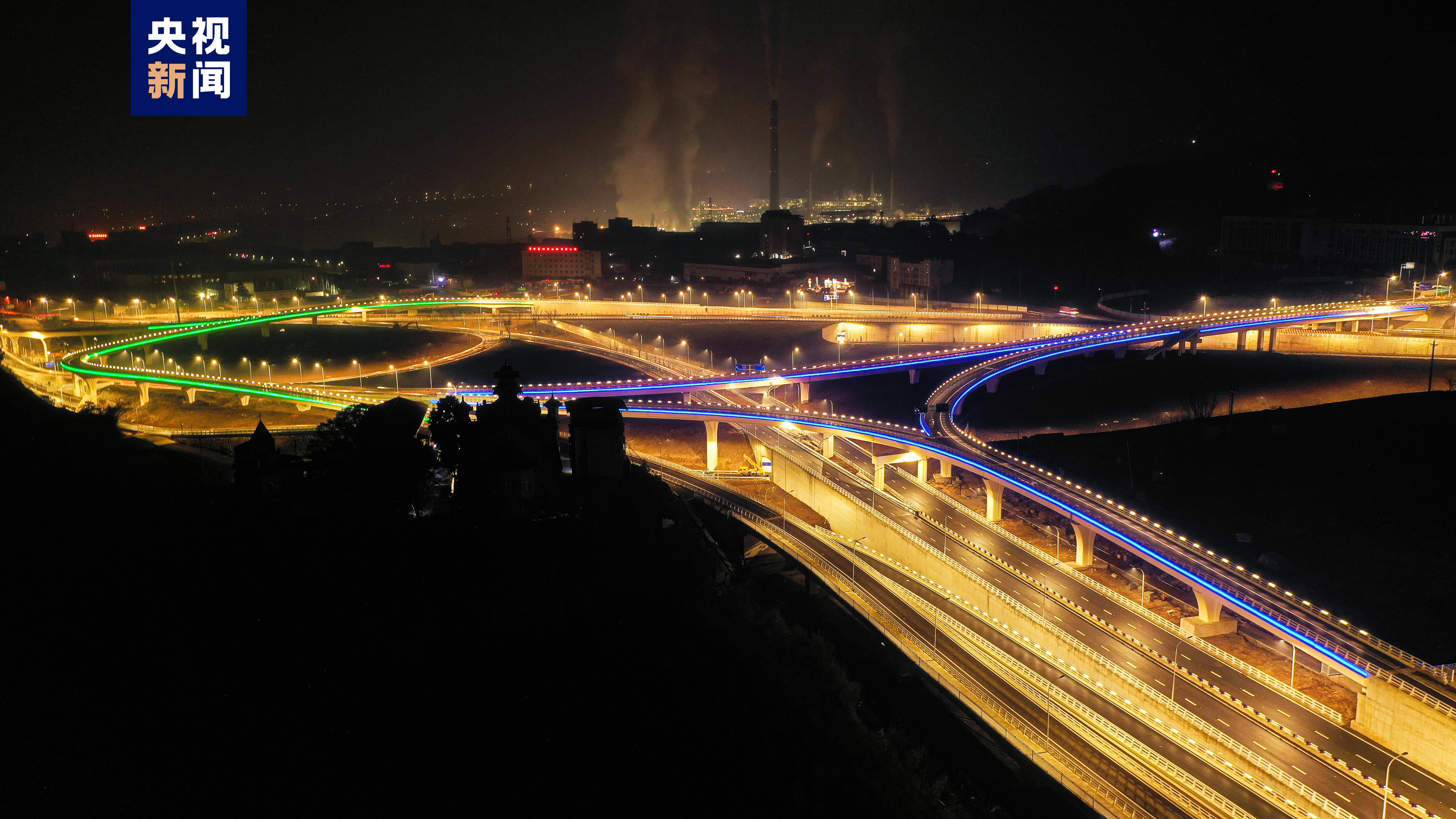 万州五桥夜景图片