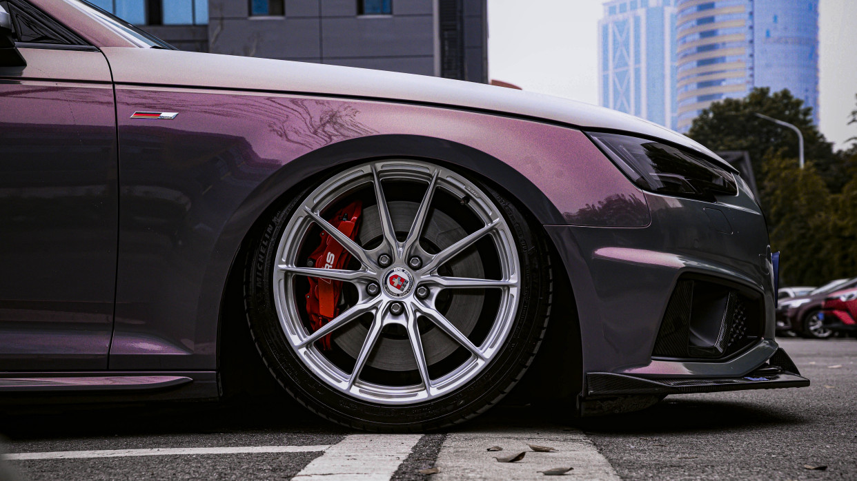 unic|奥迪a4 allroad改色星空灰魅影