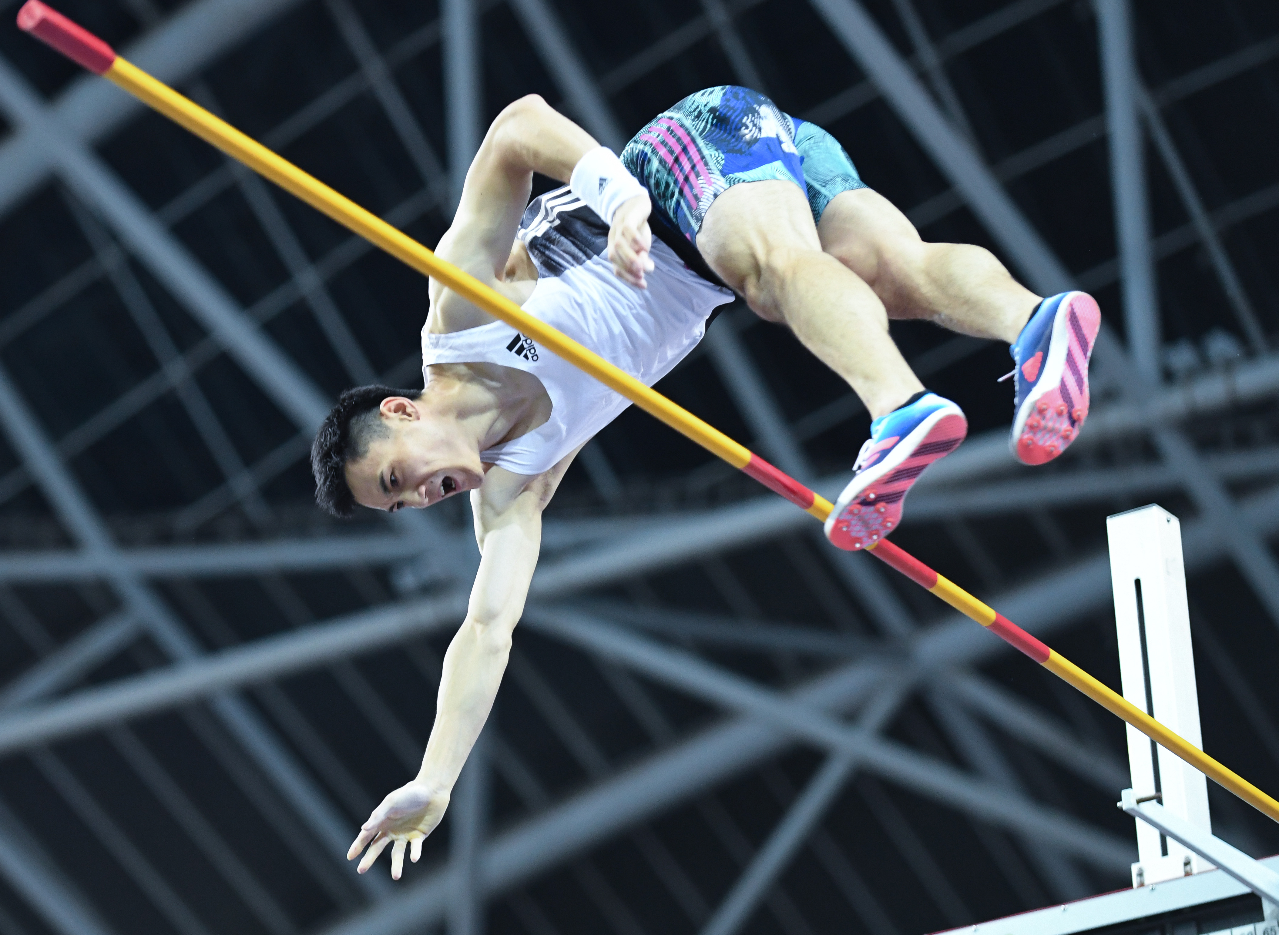 田径——全国冠军赛:男子撑杆跳高赛况(3)