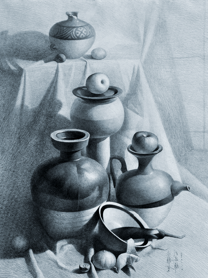 重庆市少年宫素描课程:探索单色艺术的多样魅力