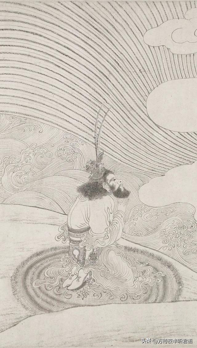 天下顶尖神仙图:梁楷黄庭经神像图